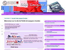 Tablet Screenshot of langues.ups-tlse.fr
