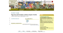 Desktop Screenshot of fclangues.ups-tlse.fr
